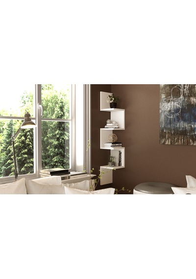 Yurudesign Shelf R9 Modern Duvar Rafı Kitaplık