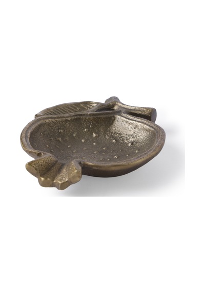 Yargıcı Nar Formlu Metal Dekoratif Kase 14x11x2 Cm 26knha1034c St