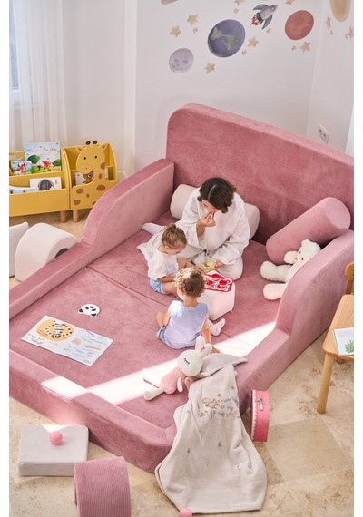 Funbed Yeni Nesil Montessori Çocuk Yatağı & Oyun Alanı Yıkanabilir Sıvı Geçirmez Pembe - 836527200 Funbed Yeni Nesil Montessori Çocuk Yatağı & Oyun Alanı Yıkanabilir Sıvı Geçirmez Pembe - 836527200