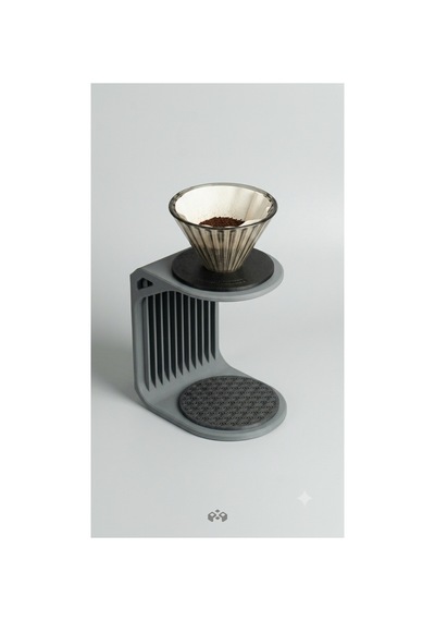 Modern Tasarım Organik Pla Kahve Demleme Standı Doğa Dostu Pour Over Stant Diğer