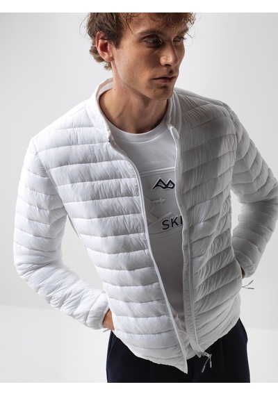 Beyaz Formunu Koruyan Regular Fit Mont 190571