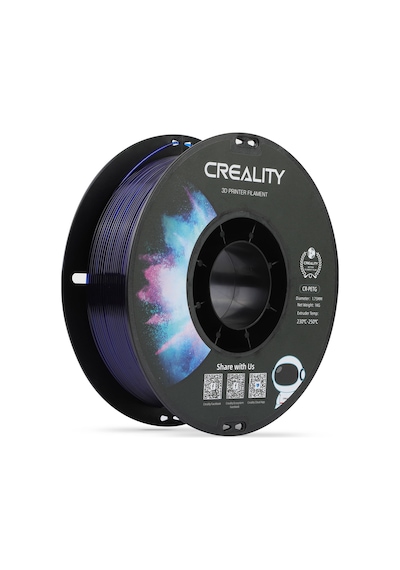 Creality Cr Petg Filament 1 Kg 1,75mm Transparan Mavi