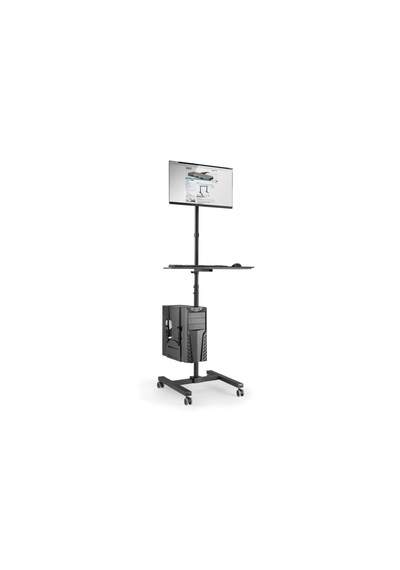 Mobil İş İstasyonu Monitör, Bilgisayar Tutucu Maks. 8 Kg, 32"