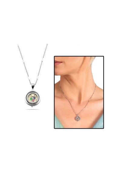 Multicolor Zirkon Taşlı Oval Tasarım At Nalı Detaylı 925 Ayar Güm