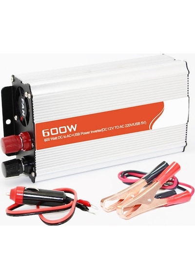 Space İnverter Dönüştürücü Usb'Li 12-220V 600 Watt- Icca90