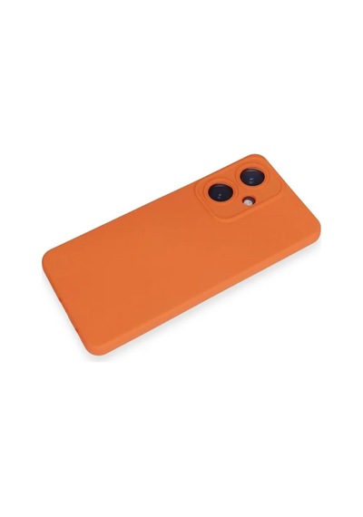 Magicool Vivo Y27 Kılıf Nano İçi Kadife Silikon - Turuncu