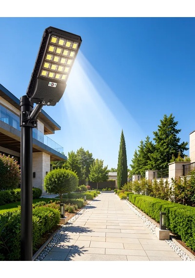 Astraltech Solar Led Bahçe Lambası 3 Modlu Uzaktan Kumandalı