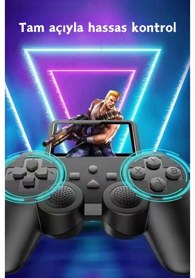 S10 Mini Çift Kolu Taşınabilir 520 Oyunlu Kablosuz Oyun Konsolu Atari Media Player Medya Oynatıcı Siyah - 624146455