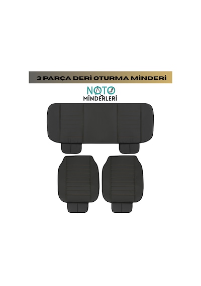 Renault Duster Araçlara Uyumlu Premium Deri 3 Parça Oto Koltuk Minderi Araca Uyumlu 4 Mevsim Kolay Montaj 66199497