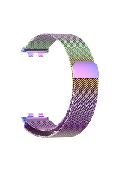 Huawei Band 11 / 11 Pro Uyumlu Manyetik Metal Örgü Hasır Örgü Kordon