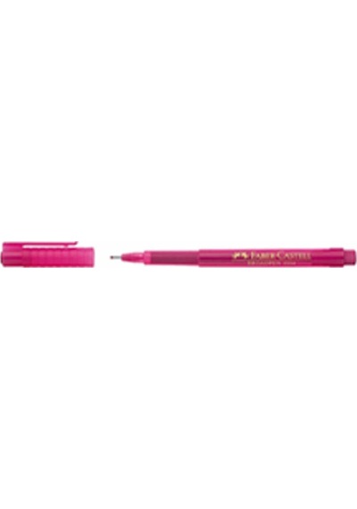 Faber Castell 1554 Broadpen Keçeli Kalem İnce Uç 0.8 Mm Pembe