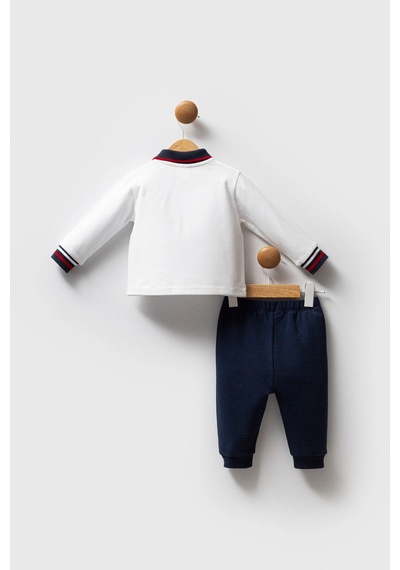 U.S. Polo Assn. Erkek Bebek 2li Takım -  Beyaz Beyaz