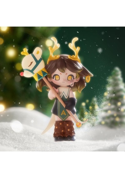 Pop Mart Azura Warm Christmas Series Figür, Koleksiyonluk Rastgele Aksiyon Figürü, Anime Art Toy, 1 Parça Biblo