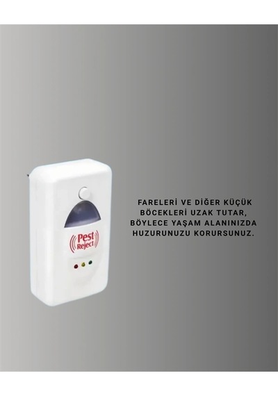 Zenvia Ultrasonik Ses Dalgalarıyla Kimyasalsız Fare Ve Böcek Kovucu Cihaz Znv2026
