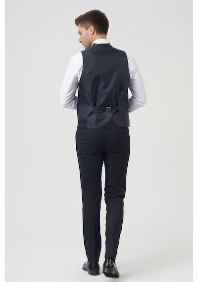 White Stone Houston D2404 Slim Fit 6 Drop Damatlık Takım Elbise Lacivert - Laci Lacivert