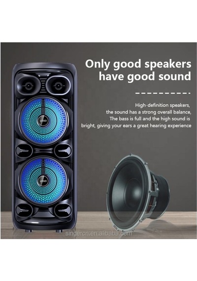 Abs-8207 D28 Rgb Işıklı Mikrofonlu Kumandalı Usb/tf/bt/fm/aux Bluetooth Hoparlör Siyah-1555