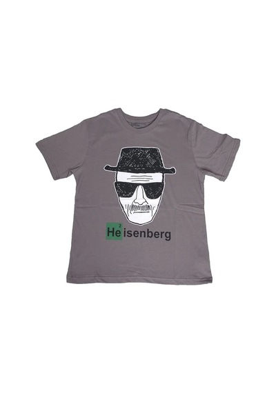 Breaking Bad Heisenberg Tişört Gri Çok Renkli