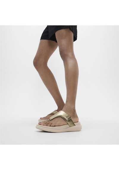 Roncato 675 Platino Terlik Kadın Diğer Iw1-090 /675 /a99 Fitflop F-mode Go Adjustable Flatform Toe-post Platin