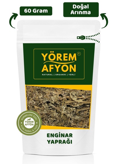 Yörem Afyon Doğanın Arınma Detoksu Hakiki Enginar Yaprağı Cynara Scolymus 60gr.