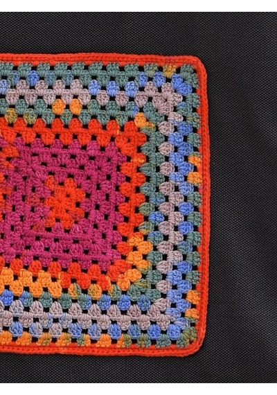 Handream Ebruli Otantik Motif Gri/antrasit Bez Omuz Çantası Gri