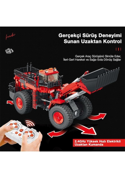 Reobrix Technic 22010 Dozer Kamyon Kumandalı&motorlu Yaratıcı Yapı Blok Seti Building Blocks Mechanical Loader - 1876 Parça Reobrix Technic 22010 Dozer Kamyon Kumandalı&motorlu Yaratıcı Yapı Blok Seti Building Blocks Mechanical Loader - 1876 Parça