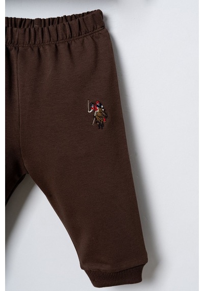 U.S. Polo Assn. Erkek Bebek Kapüşonlu Sarı Uzun Kol Pijama Takım Usb3178-c-v1 Usb3178-c-v1