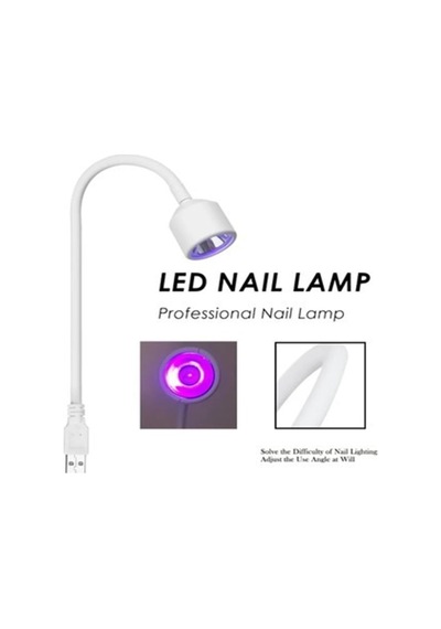 Tr Profesyonel Led Tırnak Kurutma Lambası - Usb Kablolu Esnek Tasarım