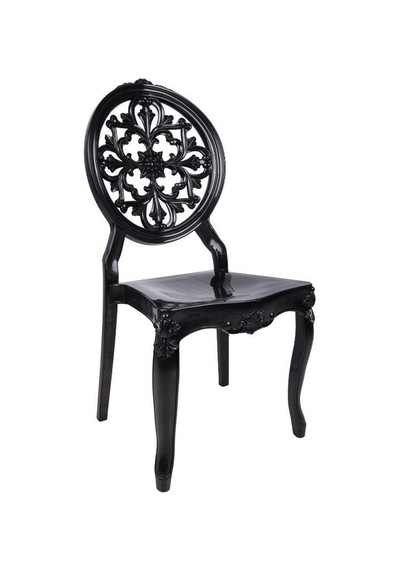 Mandella Diva Sandalye C Modeli Siyah Diğer