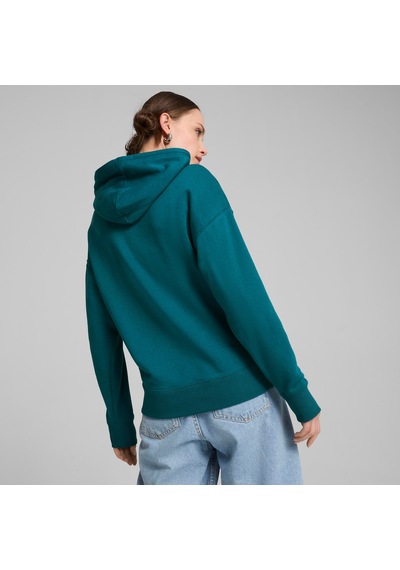 Puma Classics Shiny Logo Kadın Yeşil Sweatshirt625595