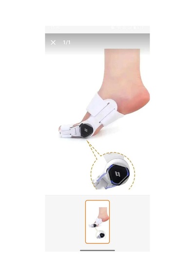 Açı Ayarlı Halluks Valgus Ateli - Ayak Baş Parmak Kemik Düzeltici Bünyon