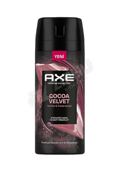 2 Adet Axe Deo Premium Cocoa Velvet 150 Ml Diğer
