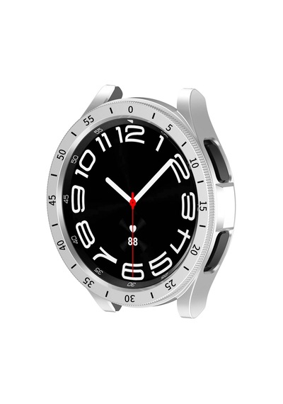 Galaxy Uyumlu Watch 6 Classic 47mm Sert Pc Kasa Ve Ekran Koruyucu Zore Sport Watch Gard 29