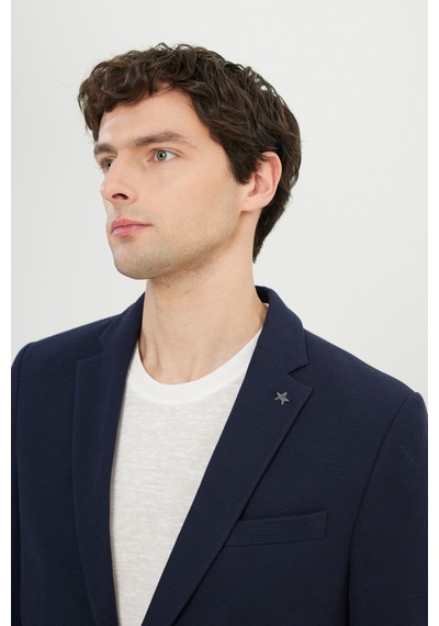 AC&Co / Altınyıldız Classics Erkek Lacı 360 Her Yöne Esneyen Pamuklu Esnek Slim Fit Dar Kesim Mono Yaka Armürlü Blazer Ceket Lacı AC&Co / Altınyıldız Classics Erkek Lacı 360 Her Yöne Esneyen Pamuklu Esnek Slim Fit Dar Kesim Mono Yaka Armürlü Blazer Ceket Lacı
