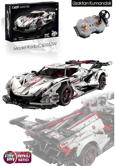 Cada V12 Hypercar -c61053w 4449 Parça Profesyonel Oyuncak Yapım Seti