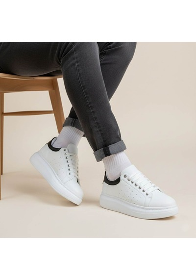 Conteyner Karayel Erkek Sneaker 385 Beyaz Siyah