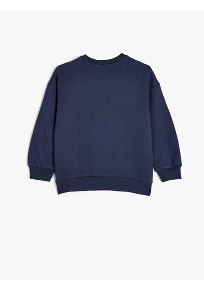 Koton Slogan Baskılı Uzun Kollu Bisiklet Yaka Pamuklu Sweatshirt Lacivert 5wkg10618ak Lacivert Koton Slogan Baskılı Uzun Kollu Bisiklet Yaka Pamuklu Sweatshirt Lacivert 5wkg10618ak Lacivert
