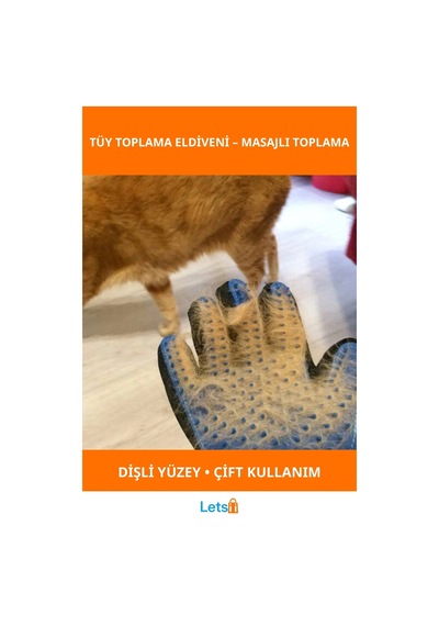Tüy Toplama Eldiveni Masaj Etkili Pratik Kullanım 1 Adet