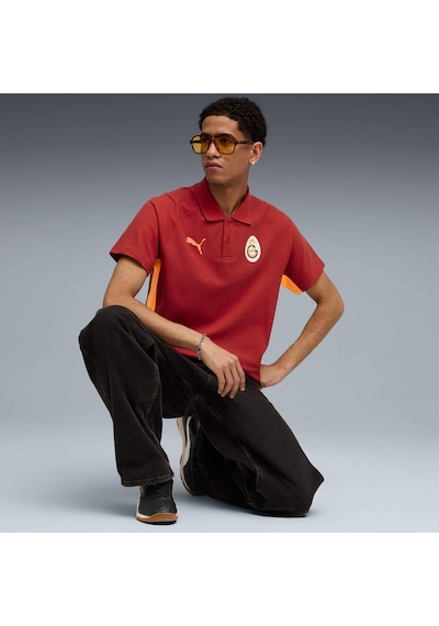 Puma Galatasaray Evostrıpe Erkek Polo 782905 01 KIrmızı