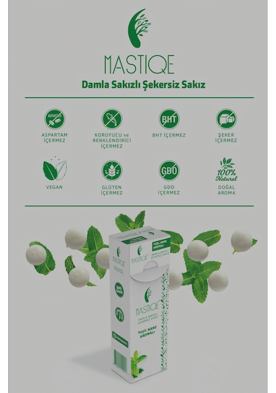 Yeşil Nane Aromalı Sakız 20g X 2 Adet