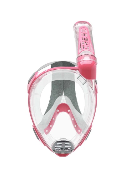 Cressi Duke S-m Beden Tam Yüz Maske Şeffaf-pembe Tek Renk