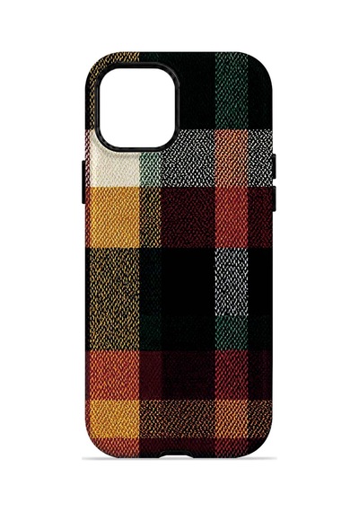 Velvoria Valestra Autumn Cabin Plaid Apple iPhone Uyumlu 14 Darbe Korumalı Kılıf Valestra Select - Autumn Cabin Plaid