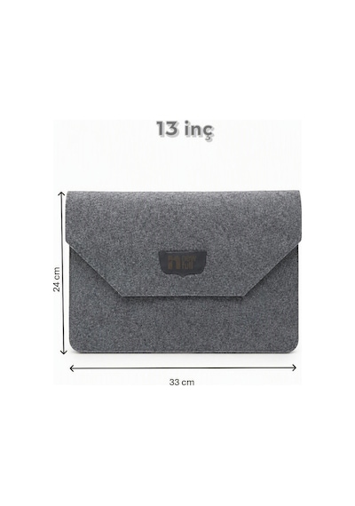 Newfull Doly Case 13 Inç Laptop / Notebook Kılıf Çantası Antrasit