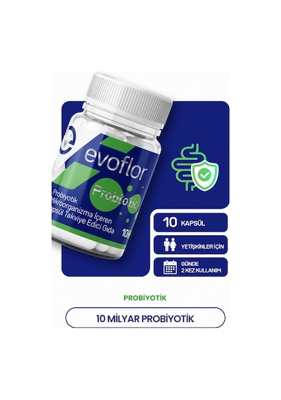 Evo Pharma Evoflor Probiotik Mikroorganizma İçeren Kapsül Takviye Edici Gıda 10 Kapsül Evo Pharma Evoflor Probiotik Mikroorganizma İçeren Kapsül Takviye Edici Gıda 10 Kapsül