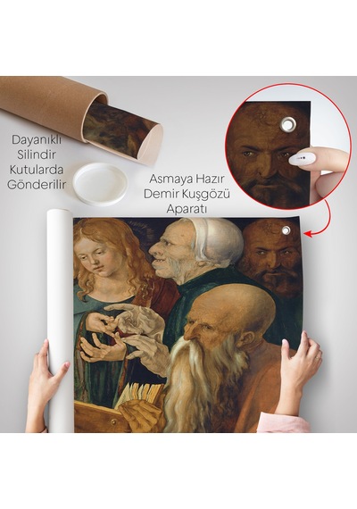 Albrecht Dürer - Doktorlar Arasında İsa Duvar Örtüsü --7255