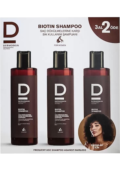 Dermoskin Biotin Shampoo For Women 200ml 3 Al 2 Öde Dökülen