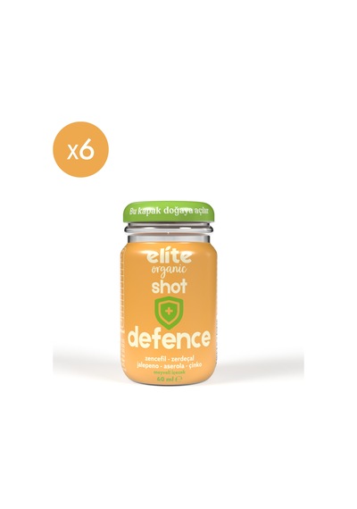 6'lı Shot Defence Zerdeçal Ve Zencefil Baharatlı Meyveli İçecek 60 Ml