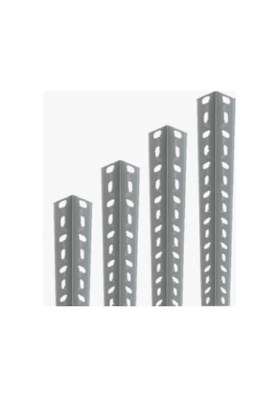 12 Adet 250 Cm Galvaniz Çelik Raf Profil - 1,50 Mm Gri