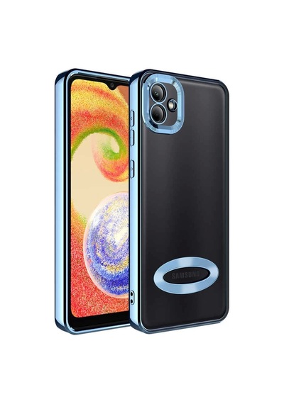 Samsung Uyumlu A03 Kılıf Kamera Korumalı Logo Gösteren Omega Kapak