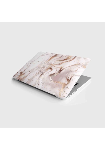 Laptop Sticker Notebook Pc Kaplama Etiketi Soyut Altın Gül Rengi