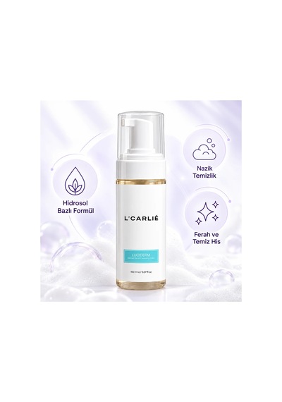 L'carlie Luciderm Temizleme Köpüğü 150 Ml - Lavanta-melisa Ferah Temizlik